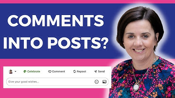 Easy way to turn your LinkedIn comment into a post
