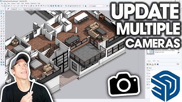 How to Update MULTIPLE Scene Camera Views at Once in SketchUp