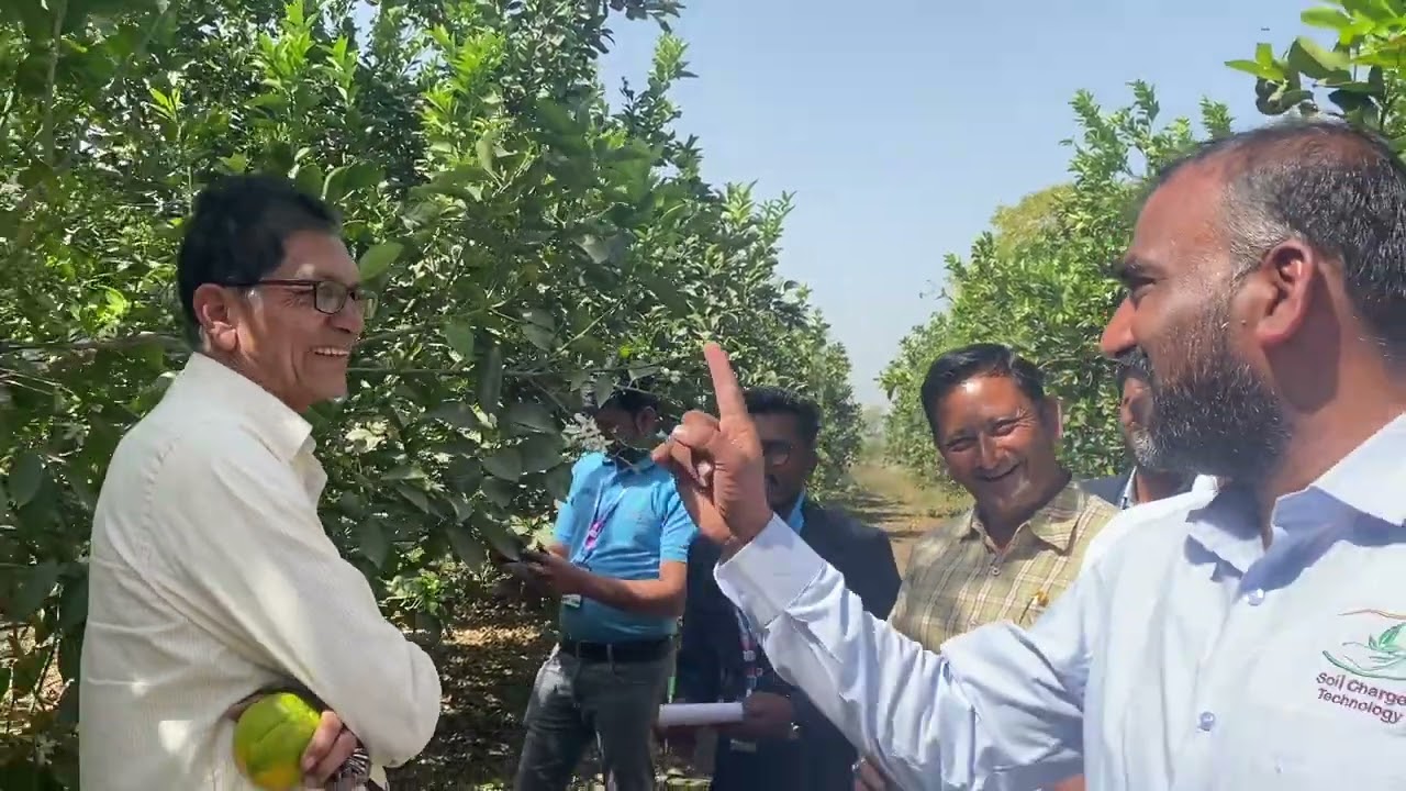 हिम्मतनगर , गुजरात के किसान का SCTवैदीक का  मोसंबी का बगीचा नागपूर के किसानों को चकित कर देगा ‼️