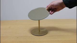 角度が自由に変えられる卓上ミラー『BP　makeup-mirror』