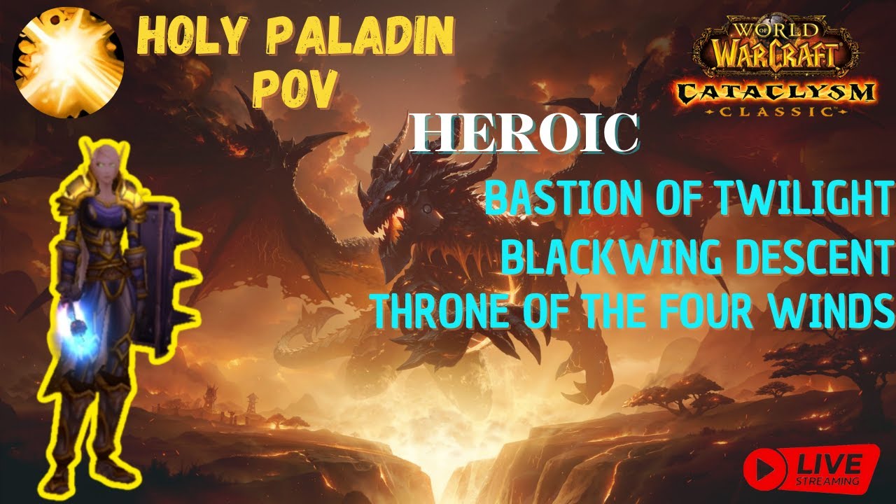 🔥Holy Paladin 25man HEROIC CATA RAID WORLD TOUR 🔥 World of Warcraft
