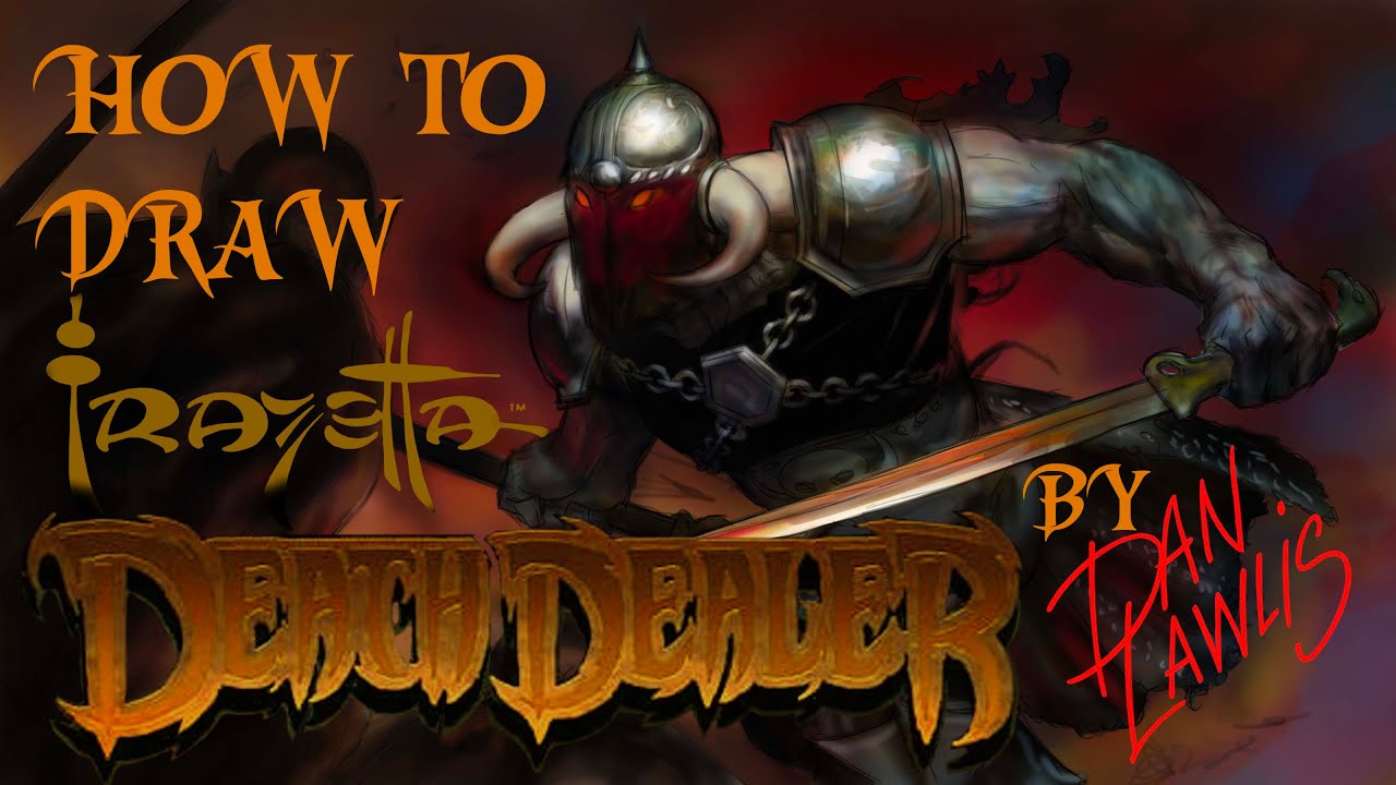 How to draw Frank Frazetta's Death Dealer by Dan Lawlis!