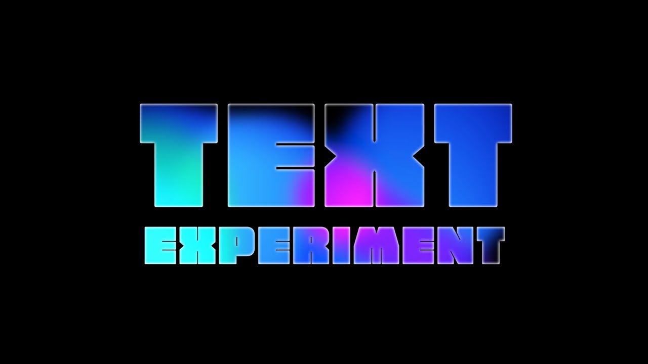 Griff Text Moveing Vibrant Moving Gradient Text Effects – After Effects Quick Tip - YouTube