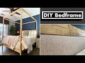 HOW TO BUILD A MODERN BED FRAME | DIY Canopy Bed Frame: Affordable and Easy!