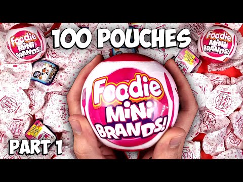 UNBOXING FOODIE MINI BRANDS COLLECTOR'S CASE! 