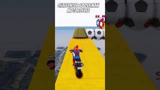 shorts challenger spiderman motorcycle Ramp Jumpgta gta5 gtav  gtavspiderman