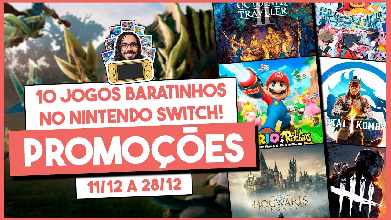 Nintendo Switch oferece 11 jogos grátis: uma festa de jogos começa em 11 de  dezembro
