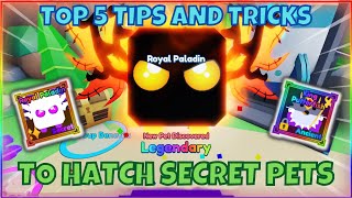 TOP 5 Tips And Tricks To Hatch SECRET PETS in MS2! Boost Saving And More | Mining Simulator 2