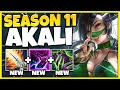 AKALI IS NOW A PENTAKILL MACHINE!!! SEASON 11 FULL GAMEPLAY (NEW ITEMS) - League of Legends