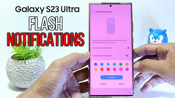 How to Turn On Notification Light on Samsung Galaxy S23 Ultra