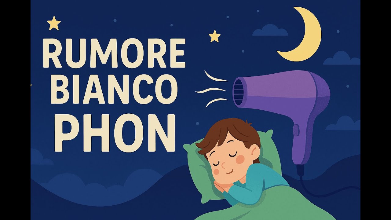 Rumore Bianco Phon – Suono Rilassante per Dormire Neonati e Bambini ...