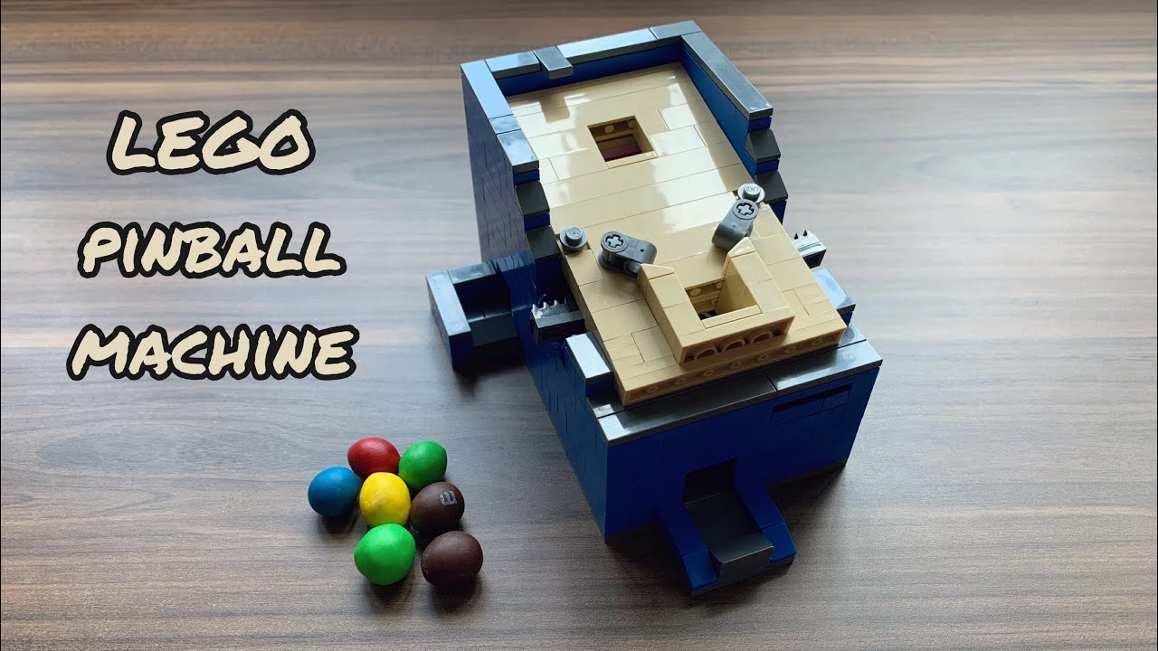 how to make a lego pinball machine that takes money