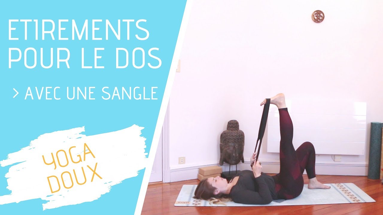 Amdohai Sangle d'étirement de yoga 10 pieds Sangle d'exercice en