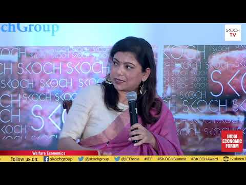 Smita Sharma at the SKOCH Summit: India Economic Forum