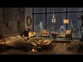 Soothing jazz piano for relaxation  work  deep sleep in a new york luxury bedroom