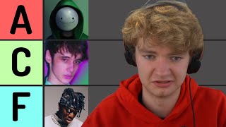Tommy's YouTuber Song Tier List