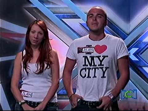 pareja de esposos en el factor x colombia 2009 (audiciones cali)