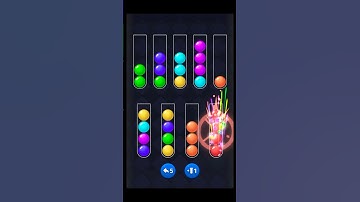 Ball Sort #fun #games #asmrsounds #ios #andriod #gameplay #relaxing #satisfying #colors #trending