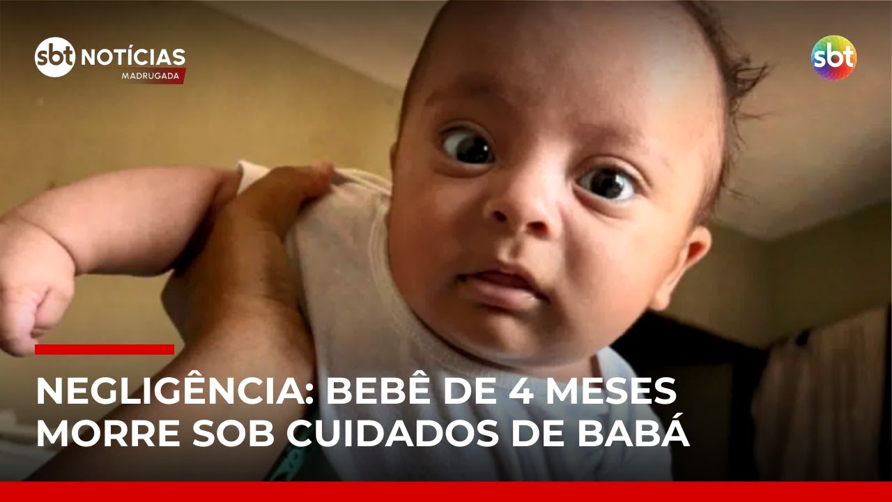 Bebê de 4 meses morre sob cuidados de babá e mãe denuncia negligência | #SBTNotícias