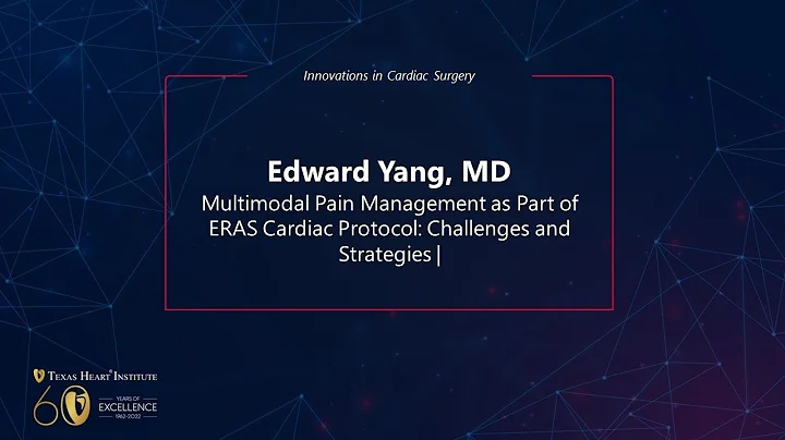 Multimodal Pain Management as Part of ERAS Cardiac Protocol: Challenges and Strategies