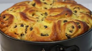 La recette Chinois à la crème pâtissière et aux pépites de chocolat