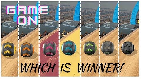 The insane arrow ball of Going Balls of 7 different colors | Level 475