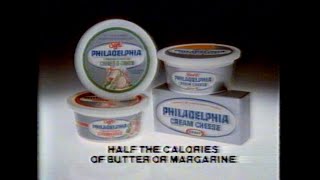 Kraft Philadelphia Cream Cheese, 'Half the Calories' Commercial (1985)