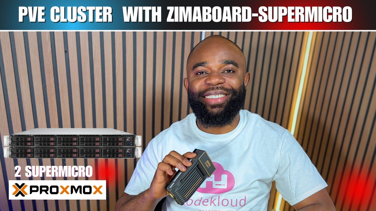 Proxmox Cluster Setup with ZimaBoard & Supermicro - YouTube