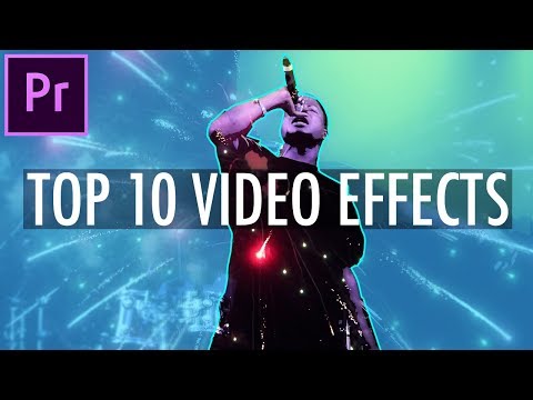 My Top 10 Favorite Video Effects in Adobe Premiere Pro CC! (Editing Tutorial - How To)