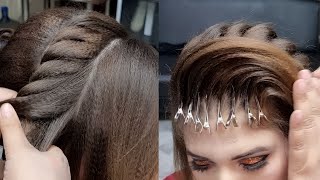 Easy Updo Hairstyle For Short Hairs ★ Lines Variation
