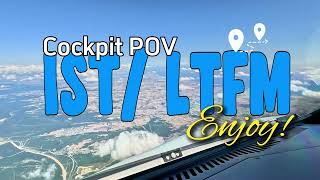 Real time - cockpit POV - ILS34L at IST/ LTFM