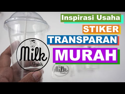 CARA PRINT STIKER TRANSPARAN DENGAN PRINTER BIASA