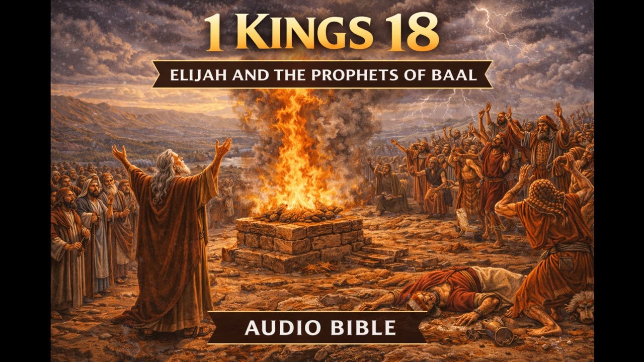 📖 1 Kings 18 (Audio Bible) | Elijah on Mount Carmel | The Lord Is God