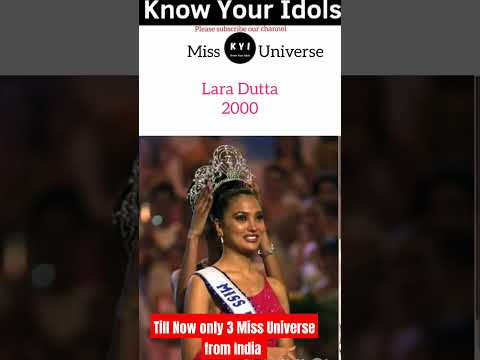 Miss Universe From India Missuniverse Susmitasen Laradutta Harnaazsandhu Ytshorts 