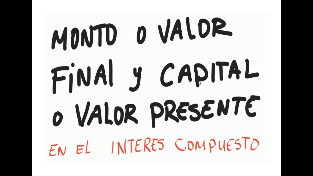 Monto O Valor Final Y Capital O Valor Presente En El Inter s Compuesto monto-o-valor-final-y-capital-o-valor-presente-en-el-inter-s-compuesto