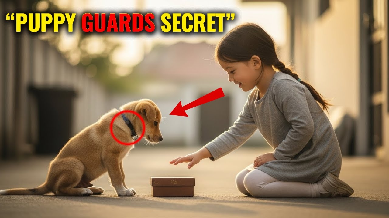 Girl Finds Puppy Guarding a Small Box — What’s Inside Is Sweet