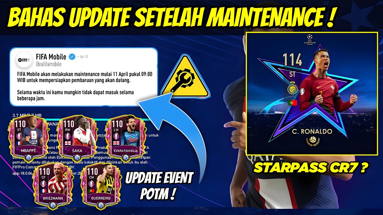 PEMBAHASAN MAINTENANCE FIFA MOBILE UPDATE EVENT BARU & PEMBARUAN SERVER