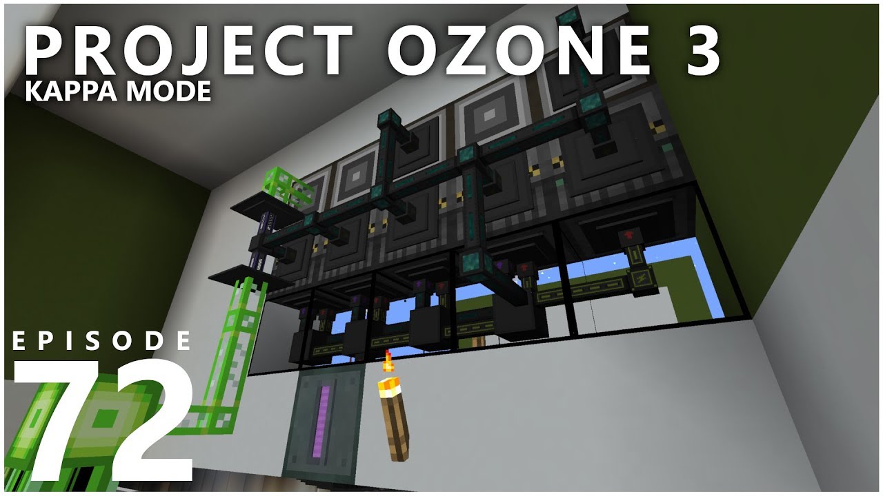 Project Ozone 3 Mode - MEKANISM SETUP [E72] (Modded Minecraft Block) -
