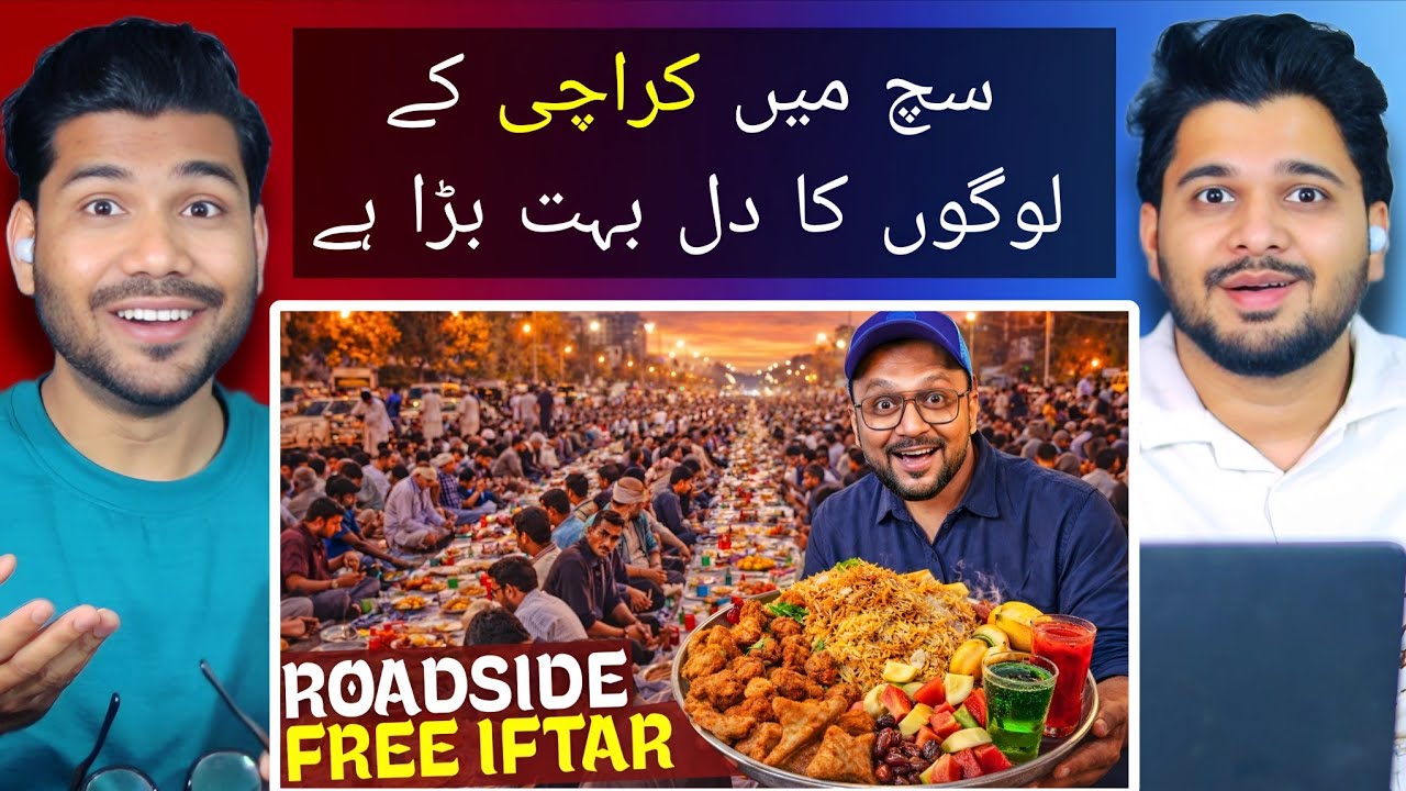 Reacting to Free Iftari For 50,000 People | Only in Karachi 