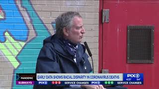 Apparent racial disparity in COVID-19 deaths