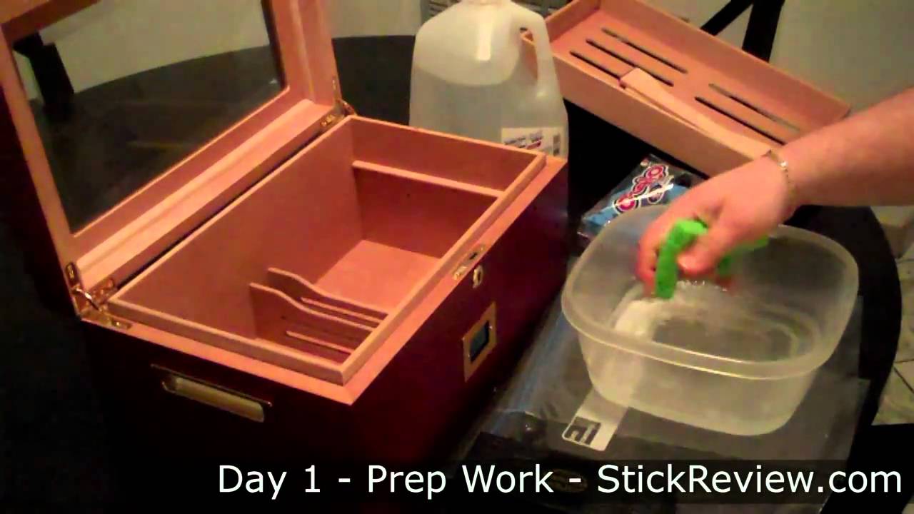 How To Properly Season A New Cigar Humidor from YouTube