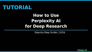 How to Use Perplexity AI for Deep Research — Step by Step Tutorial