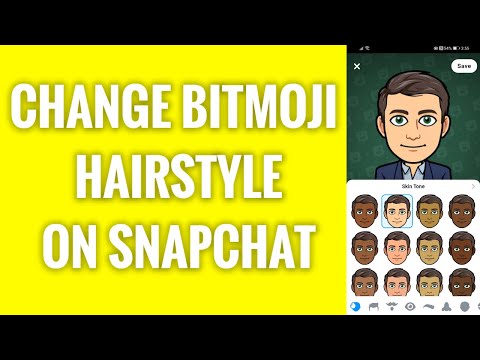 How To Change Bitmoji Hairstyle On Snapchat