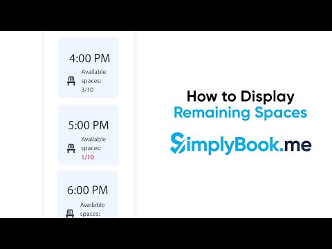 How to Display Remaining Spaces