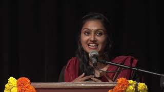 Tanvi Speech at Dr Sanjay Shantharam Rangabhivandane program at Bangalore