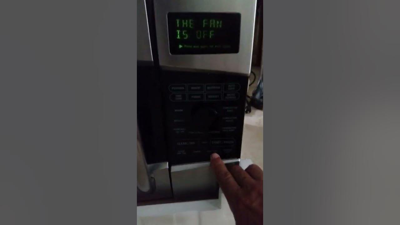 GE Microwave Convection Oven Model JVM1790SK 01 Control Panel + Board