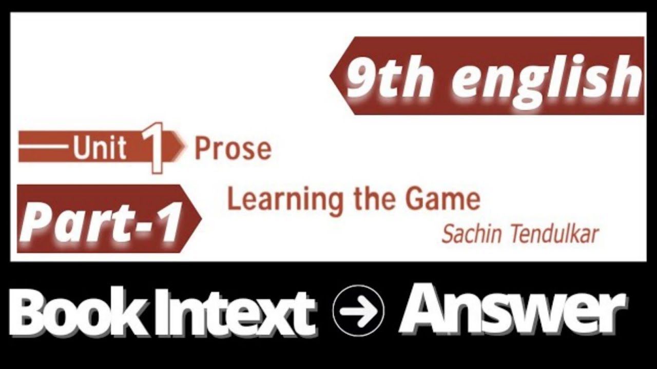 9th-std-english-unit-1-prose-question-answer-youtube