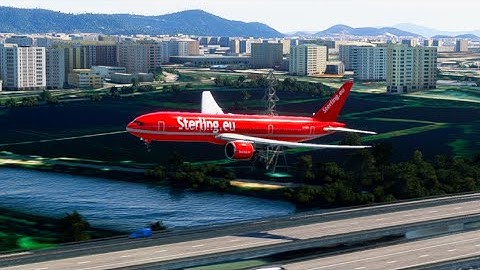 beautiful view of airplanes when landing eps.0065 Live Stream