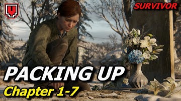 THE LAST OF US PART 2: Packing Up (Survivor), Chapter 1-7 // Walkthrough no commentary (PS4 Pro)