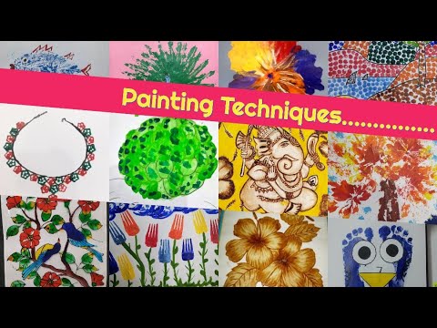 12 Awesome Painting Techniques for Kids to learn in Easy Method